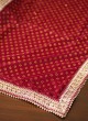 Maroon Groom Wedding Safa With Dupatta